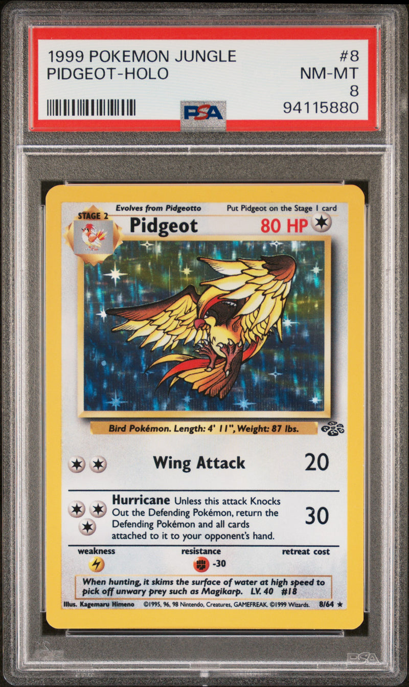 PSA 9 - 1999 Jungle Unlimited  - Pidgeot Holo