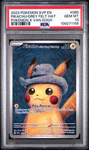 PSA 10 - Van Gogh  - Pikachu With Grey Felt Hat