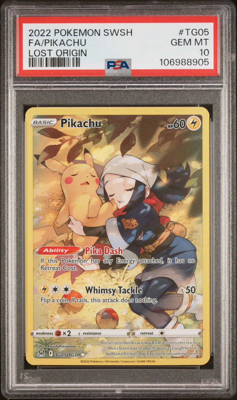 PSA 10 - Lost Origin - Pikachu