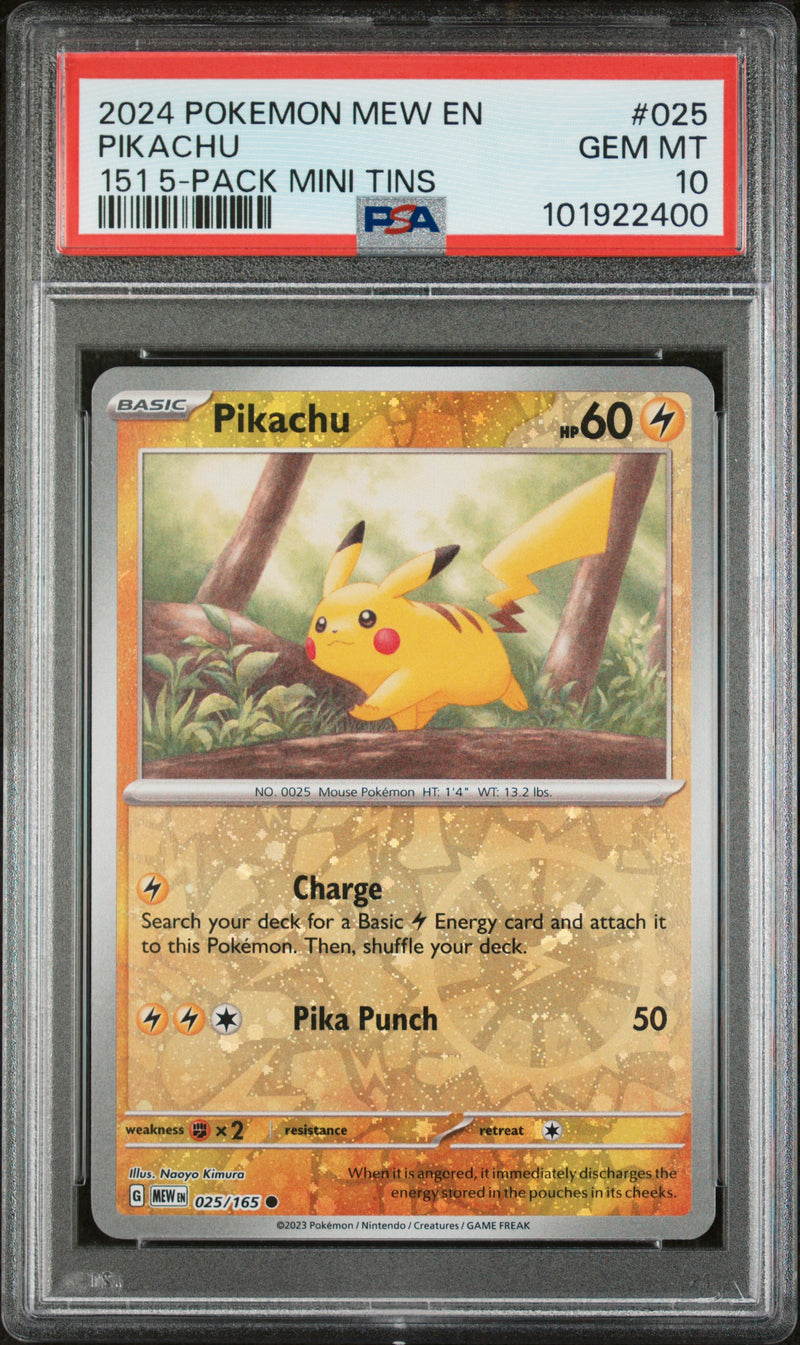 PSA 10 - Pokemon 151  - Pikachu