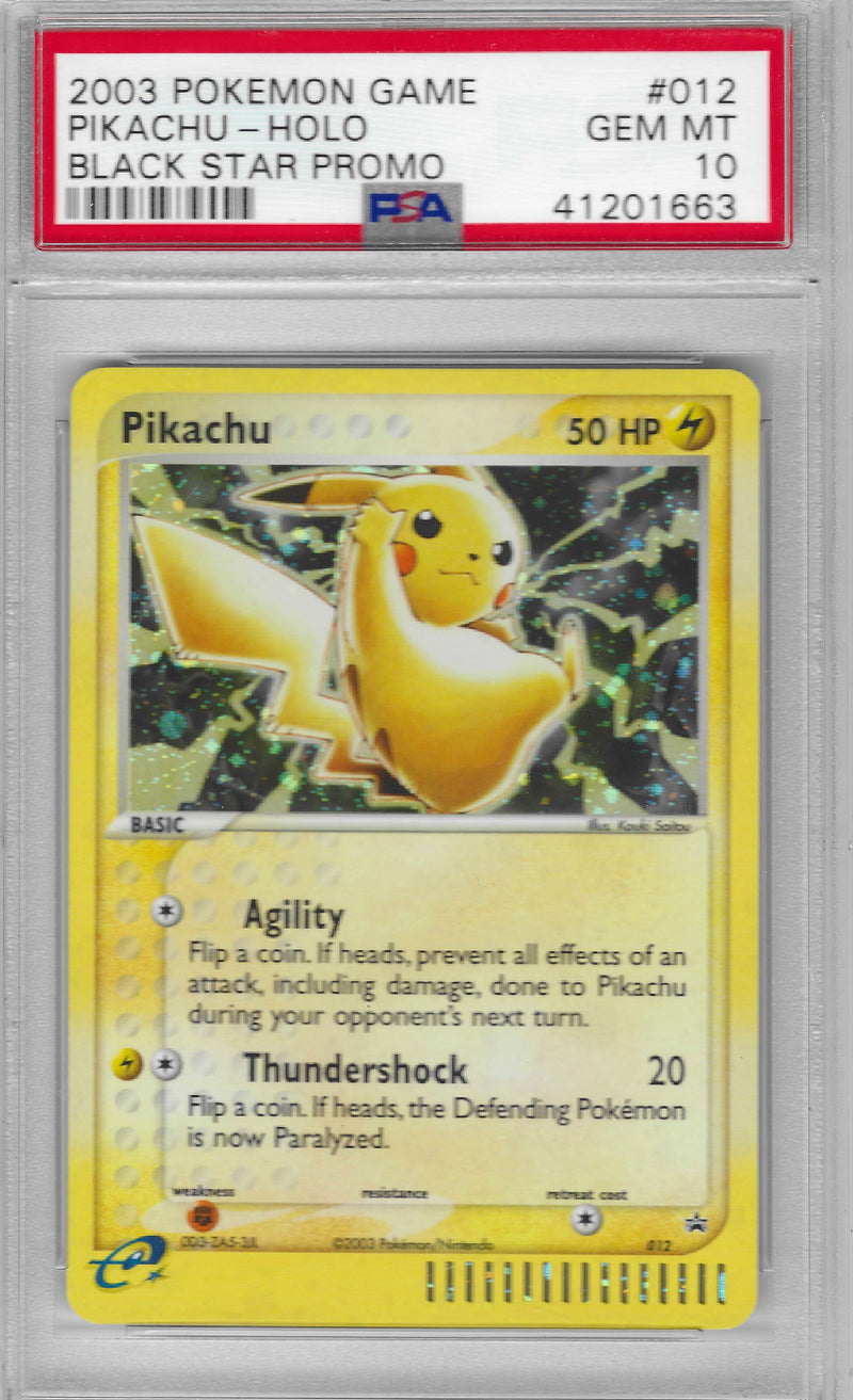 PSA 10 - Black Star Promo - Pikachu