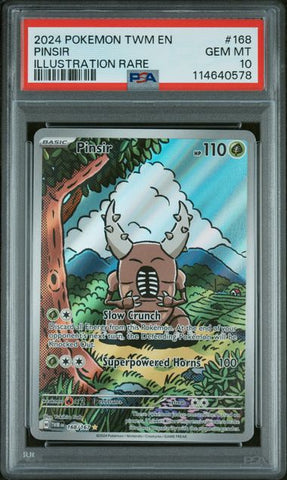 PSA 10 - Twilight Masquerade - Pinsir #168