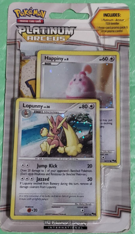 Platinum: Arceus Blister Pack + Promo Pack - Happiny + Lopunny