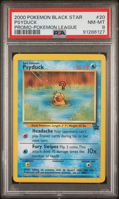 PSA 8 - 2000 Promo - Pokemon League  - Psyduck