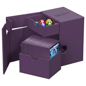 ULTIMATE GUARD - FLIP N TRAY DECK CASE MONOCOLOR PURPLE 133+