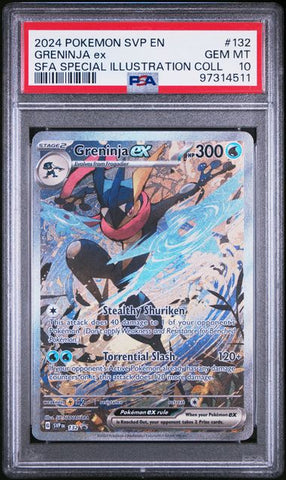 PSA 10  - Greninja ex SV Black Star Promos #132