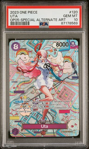 PSA 10 - OP05 - Uta (Special Alternate Art) #120
