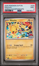 PSA 9 - 2025 World Championship  - Pikachu