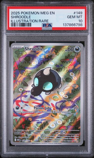 PSA 10 - Mega Evolution - Shroodle