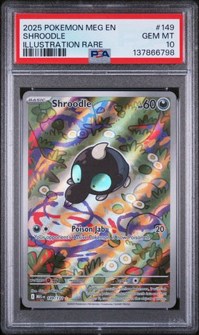 PSA 10 - Mega Evolution - Shroodle #149