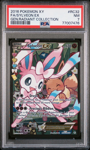 PSA 7 - Generations  - Sylveon EX #RC32