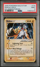 PSA 9 - Ex Unseen Forces - Raikou Gold Star