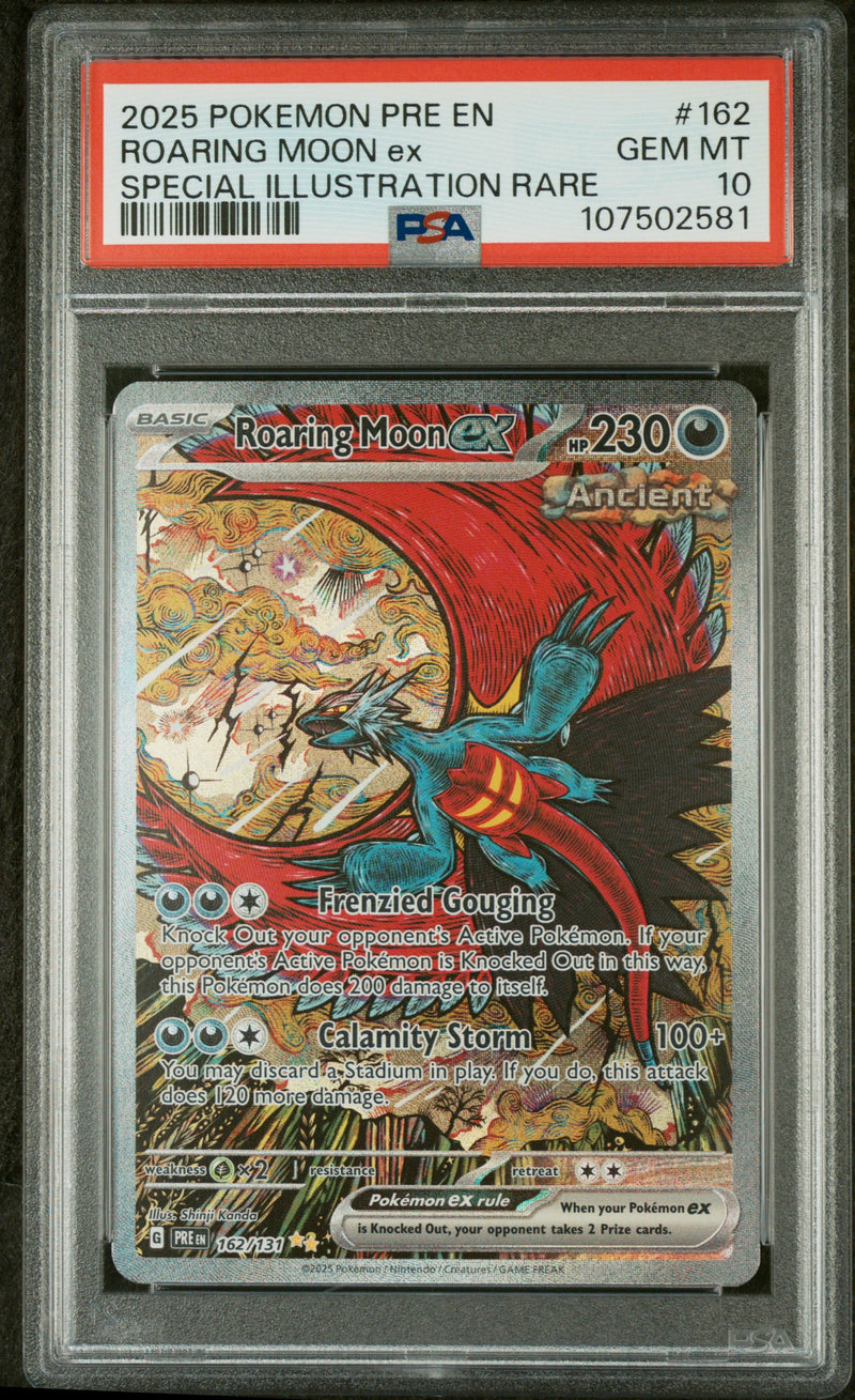 PSA 10 - Prismatic Evolutions - Roaring Moon EX
