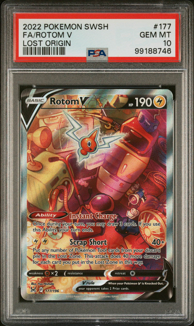 PSA 10 - Lost Origin  - Rotom V