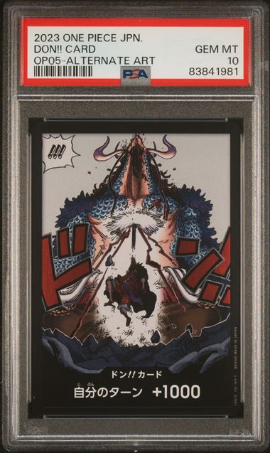 PSA 10 - OP05 JP - DON!! Card Alternate Art (Kaido)