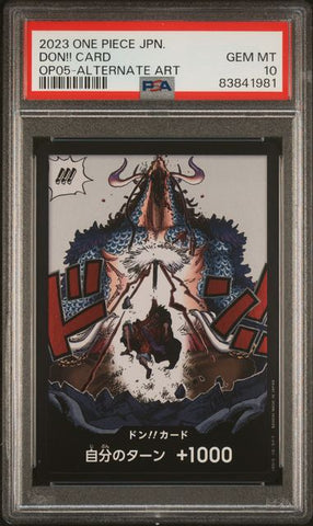 PSA 10 - OP05 JP - DON!! Card Alternate Art (Kaido)