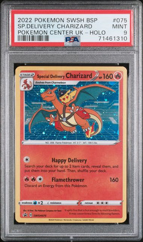 PSA 9 - Promo - Special Delivery Charizard # 075