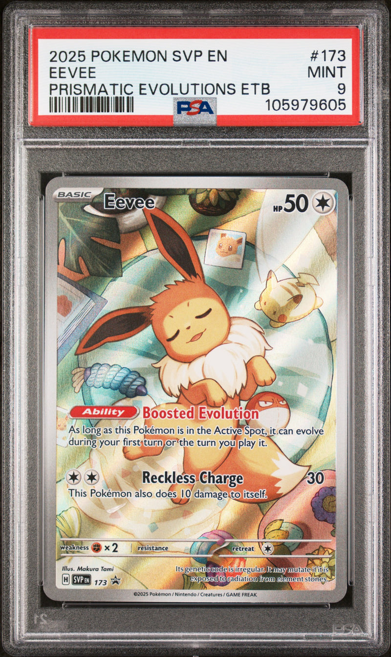PSA 9 - Prismatic Evolutions ETB - Eevee