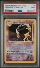 PSA 9 - Gym Challenge Unlimited - Sabrina's Alakazam -