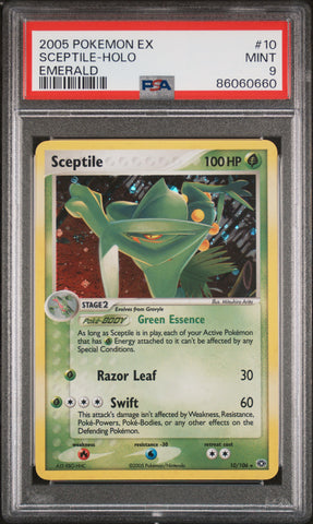 PSA 9 - EX Emerald - Sceptile Holo #10