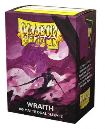 Dragon Shield: Dual Matte Sleeve - Wraith 100Ct