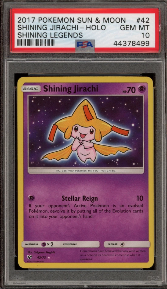 PSA 10 - Shining Legends - Shining Jirachi
