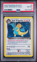 PSA 8 - Team Rocket Unlimited  - Dark Dragonite Holo