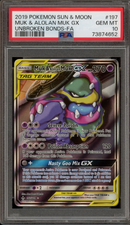 PSA 10 - Unbroken Bonds - Muk & Alolan Muk GX