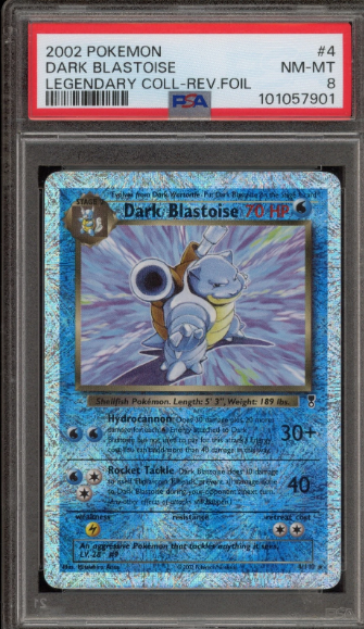 PSA 8 - Legendary Collection - Dark Blastoise Reverse Hoil