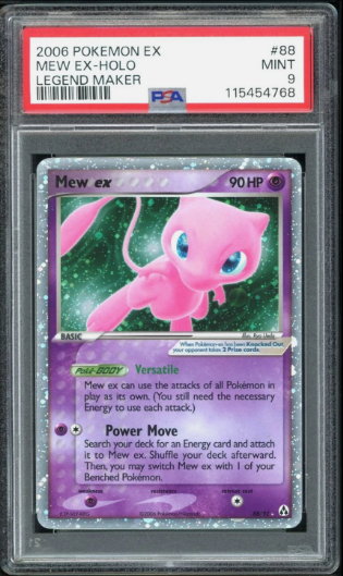 PSA 9 - Legend Maker - Mew Ex