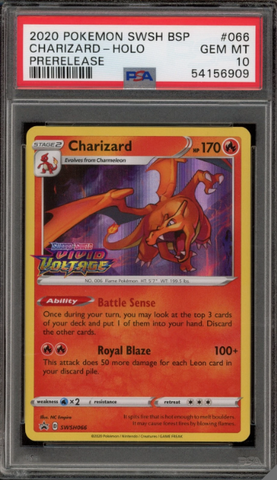 PSA 10 - Vivid Voltage - Charizard Pre-Release Promo #066