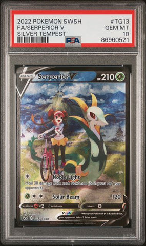 PSA 10 - Silver Tempest - Serperior V #TG13