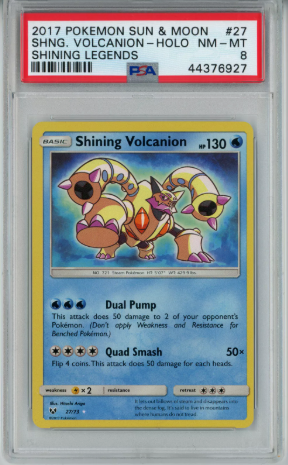 PSA 8 - Shining Legends - Shining Volcanion