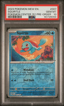 PSA 10 - Pokemon 151 - Squirtle Pokemon Center Pre-Order