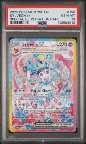 PSA 10 - Prismatic Evolutions - Sylveon EX #156