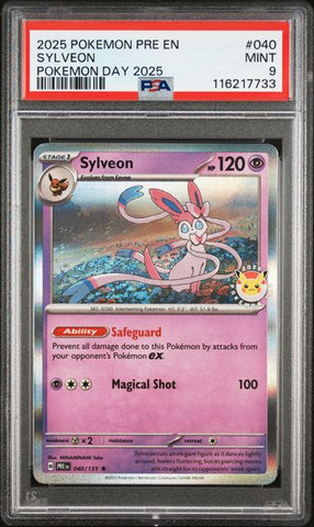 PSA 9 - Pokemon Day 2025 - Sylveon #40