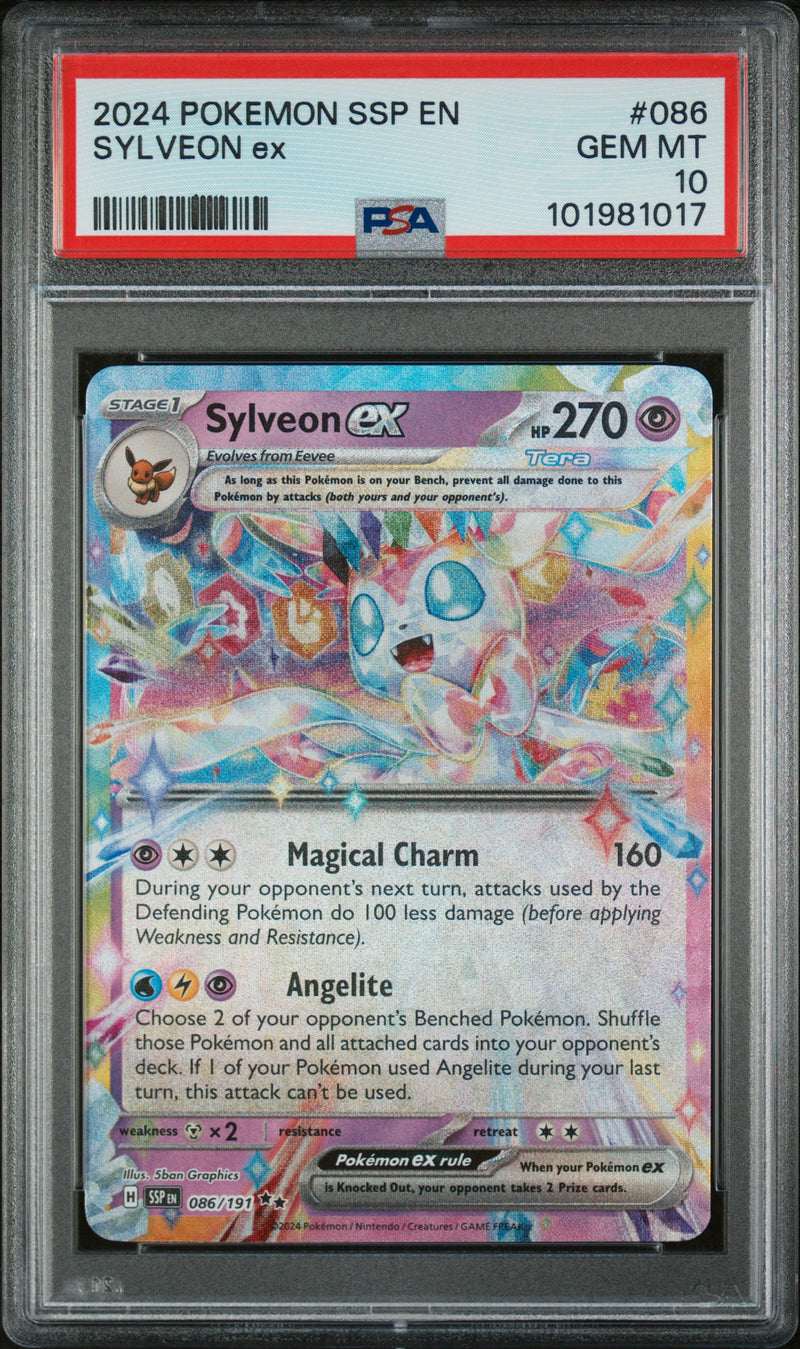 PSA 10 - Surging Sparks  - Sylveon EX