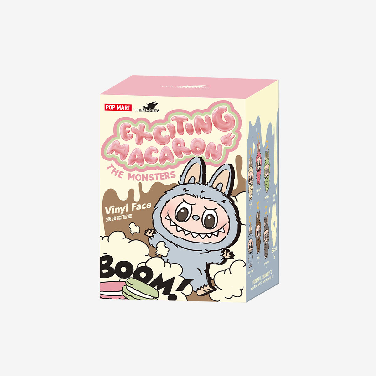 Exciting Acaron Vinyl Face ぬいぐるみ Labubu Stuffed Doll Blind Box Exciting Macaron Vinyl Face