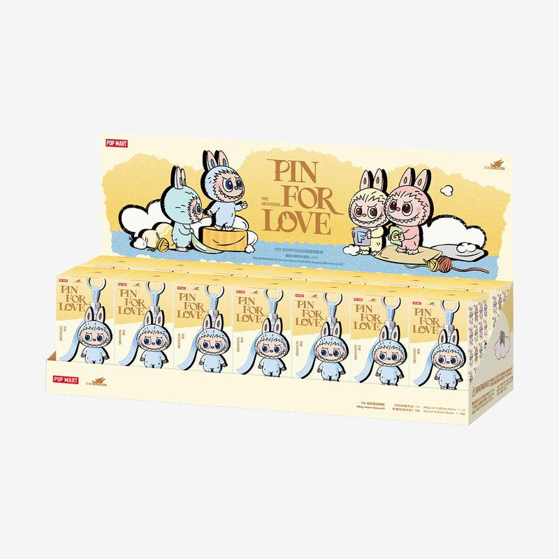 THE MONSTERS Pin for Love Series-Vinyl Plush Pendant Blind Box (AM)