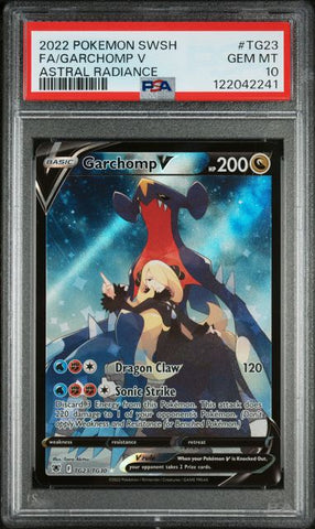 PSA 10 - Astral Radiance - Garchomp V #TG23