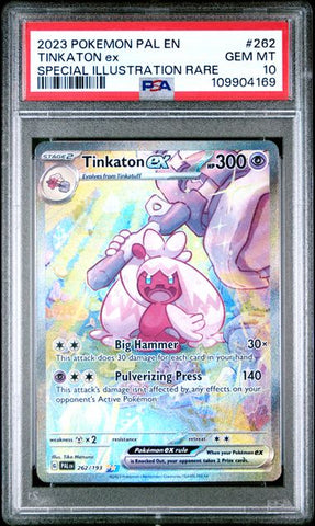 PSA 10 - Paldea Evolved  - Tinkaton EX #262