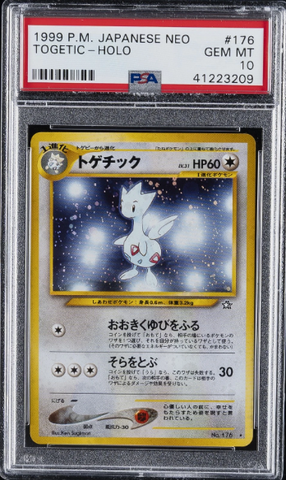 PSA 10 - 1998 Japanese Neo -Togetic Holo #176