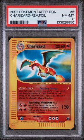 PSA 8 - Expedition - Charizard Reverse Foil #6