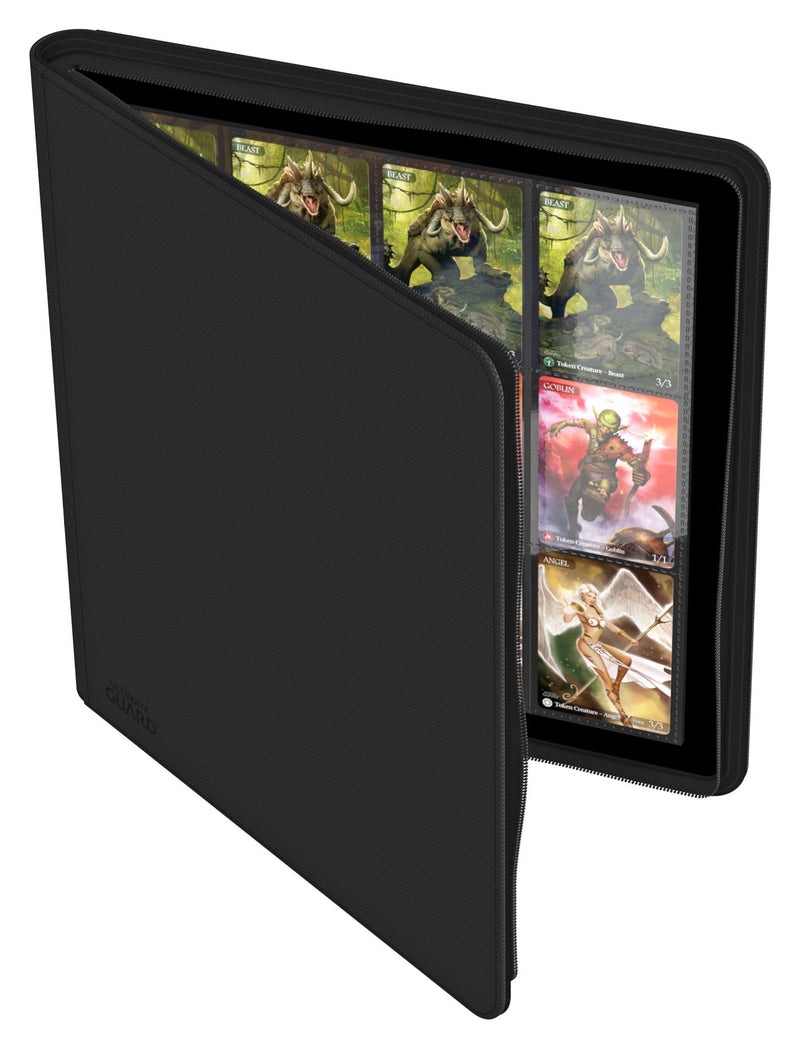 ULTIMATE GUARD - QUADROW ZIPFOLIO XENOSKIN 12PKT BLACK