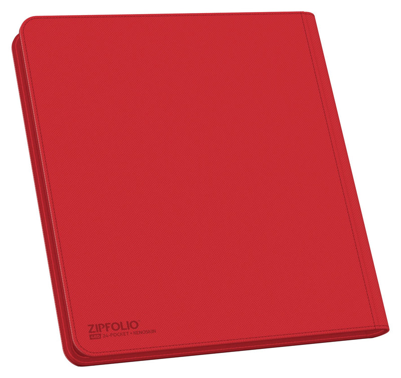 ULTIMATE GUARD - QUADROW ZIPFOLIO XENOSKIN 12PKT RED