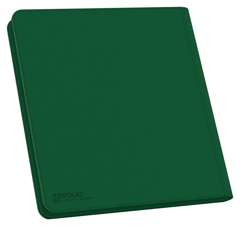 ULTIMATE GUARD - QUADROW ZIPFOLIO XENOSKIN 12PKT GREEN