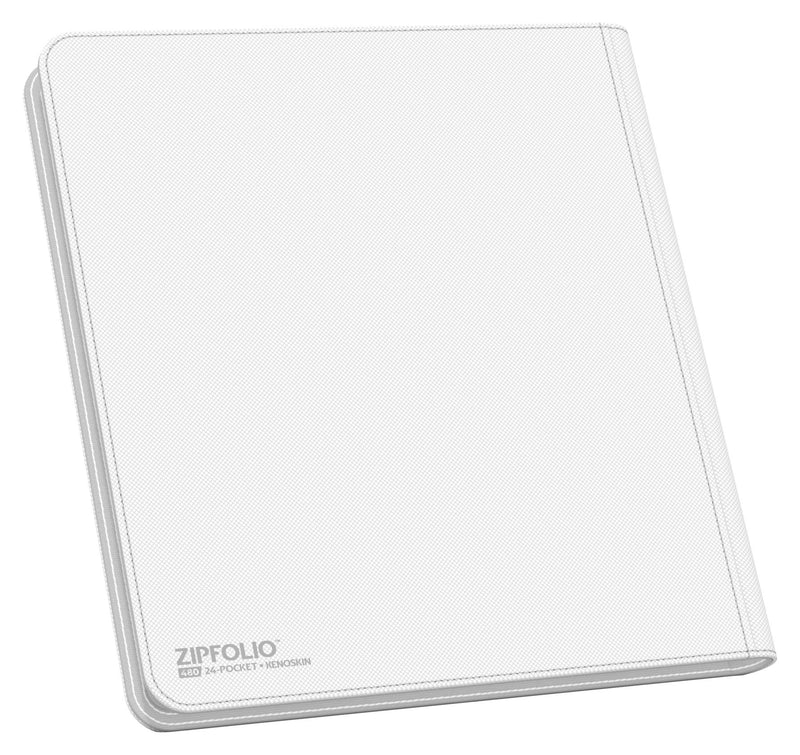 ULTIMATE GUARD - QUADROW ZIPFOLIO XENOSKIN 12PKT WHITE