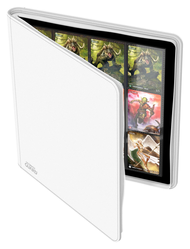 ULTIMATE GUARD - QUADROW ZIPFOLIO XENOSKIN 12PKT WHITE