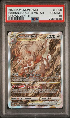 PSA 10 - Crown Zenith - Hisuian Zoroark VSTAR #GG56