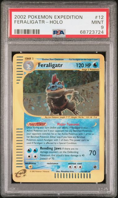 PSA 9 - Expedition - Feraligatr Holo
